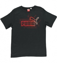 Puma Kids Boys Gradient TeeBlack MED Puma Kids Boys Gradient TeeBlack MED