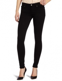 7 For All Mankind Women's Double Knit Skinny Pant in Black 7 For All Mankind Women's Double Knit Skinny Pant in Black