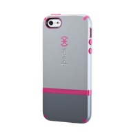 Speck Products SPK-A0662 CandyShell Flip Dockable Case for iPhone 5 - Retail Packaging - Pebble Grey/Gravel Grey/Raspberry Speck Products SPK-A0662 CandyShell Flip Dockable Case for iPhone 5 - Retail Packaging - Pebble Grey/Gravel Grey/Raspberry