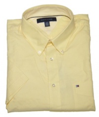 Tommy Hilfiger Men Oxford Short Sleeve Shirt Tommy Hilfiger Men Oxford Short Sleeve Shirt