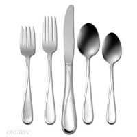 Oneida Flight 45-Piece Stainless-Steel Flatware Set, Service for 8 Oneida Flight 45-Piece Stainless-Steel Flatware Set, Service for 8