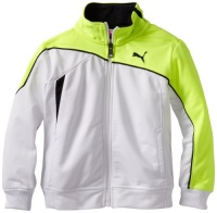 Puma - Kids Boys 2-7 Little Slanted Jacket, White, 5 Puma - Kids Boys 2-7 Little Slanted Jacket, White, 5