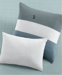 Calvin Klein Cottonwood Color Block Decorative Pillow, 18X18 Calvin Klein Cottonwood Color Block Decorative Pillow, 18X18