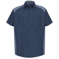 Men's Red Kap Short Sleeve MotorSports Image Shirt Tall Men's Red Kap Short Sleeve MotorSports Image Shirt Tall