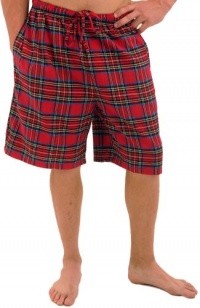 Del Rossa Men's 100% Cotton Pajama Bottoms - Sleep Shorts Del Rossa Men's 100% Cotton Pajama Bottoms - Sleep Shorts