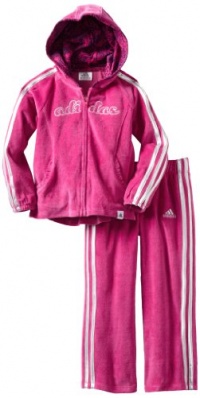 Adidas Girls 2-6X ITG Pirouette Princess Velour 2 Piece Set, Dark Red, 3T Adidas Girls 2-6X ITG Pirouette Princess Velour 2 Piece Set, Dark Red, 3T