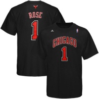 Adidas Chicago Bulls Adult High Definition Derrick Rose 1 T-Shirt Adidas Chicago Bulls Adult High Definition Derrick Rose 1 T-Shirt