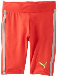 PUMA Girls 2-6X Biker Short, Hibiscus, 6 PUMA Girls 2-6X Biker Short, Hibiscus, 6