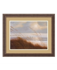 Sail away. The picture of serenity, the Sailboat Breezeway art print by Diane Romanello offers a hazy, ethereal view of the shoreline. A rustic wood frame adds to the easy, laid-back feel. Sail away. The picture of serenity, the Sailboat Breezeway art print by Diane Romanello offers a hazy, ethereal view of the shoreline. A rustic wood frame adds to the easy, laid-back feel.