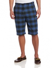 Nautica Men's Flat Front Plaid Shortss Nautica Men's Flat Front Plaid Shortss