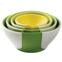 Chef'n SleekStor Pinch Pour Prep Bowls, Tonal Color Set Chef'n SleekStor Pinch Pour Prep Bowls, Tonal Color Set