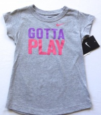 Nike Girl's T-shirt Gotta Play Size 4t Nike Girl's T-shirt Gotta Play Size 4t