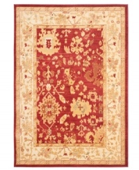 Introduce the casual, historical elegance of Oushak rugs to your home with this modern Caladonia area rug from Lauren Ralph Lauren. Crafted in Turkey using advanced power-looming techniques to create the look of heathered fibers for a soft, lustrous appearance in durable polypropylene. Introduce the casual, historical elegance of Oushak rugs to your home with this modern Caladonia area rug from Lauren Ralph Lauren. Crafted in Turkey using advanced power-looming techniques to create the look of heathered fibers for a soft, lustrous appearance in durable polypropylene.