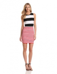 Bailey 44 Women's Delta Time Stripe Dress, Black/Red, Medium Bailey 44 Women's Delta Time Stripe Dress, Black/Red, Medium
