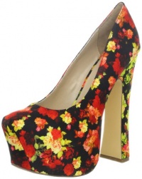 DV8 Women's Vixen Plaform Pump,Red Floral,8 M US DV8 Women's Vixen Plaform Pump,Red Floral,8 M US