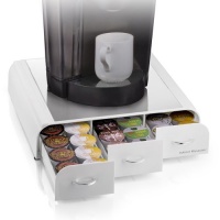 Mind Reader AnchorCoffee Pod Storage Drawer for 36 Keurig K-Cup,42 CBTL/Verismo Coffee Pods, White Mind Reader AnchorCoffee Pod Storage Drawer for 36 Keurig K-Cup,42 CBTL/Verismo Coffee Pods, White