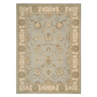 Nourison Rugs Persian Empire Collection PE22 Aqua Rectangle 2' x 2'9 Area Rug Nourison Rugs Persian Empire Collection PE22 Aqua Rectangle 2' x 2'9 Area Rug