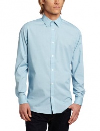 Calvin Klein Sportswear Men's Long Sleeve Non Iron Micro Check Poplin Calvin Klein Sportswear Men's Long Sleeve Non Iron Micro Check Poplin