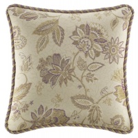 Croscill Home Fashions Garden Mist Square Pillow, Lavender, 18-Inch by 18-Inch Croscill Home Fashions Garden Mist Square Pillow, Lavender, 18-Inch by 18-Inch