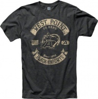 Army Black Knights Heathered Black Rockers Ring Spun T-Shirt Army Black Knights Heathered Black Rockers Ring Spun T-Shirt