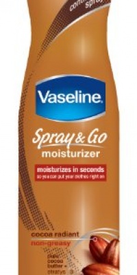 Vaseline Spray and Go Moisturizer in Cocoa Radiant, 6.5 Ounce
