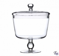 Luigi Bormioli Michelangelo Masterpiece 8-1/2-inch Trifle Bowl with Lid Luigi Bormioli Michelangelo Masterpiece 8-1/2-inch Trifle Bowl with Lid