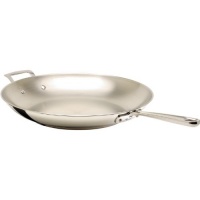 Emeril Stainless Steel with Copper Dishwasher Safe 14-Inch Fry Pan, Silver Emeril Stainless Steel with Copper Dishwasher Safe 14-Inch Fry Pan, Silver