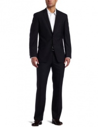 Kenneth Cole Reaction Mens Grey Stripe Suit Separate Coat Kenneth Cole Reaction Mens Grey Stripe Suit Separate Coat