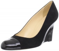 Kate Spade New York Women's Kimmy Wedge Pump,Black Suede/Black Patent,7.5 M US Kate Spade New York Women's Kimmy Wedge Pump,Black Suede/Black Patent,7.5 M US