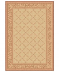 Make your patio more fashionable with this sophisticated rug from Safavieh. Designed for both indoor and outdoor environments, this welcoming piece adds warmth to any space. (Clearance) Make your patio more fashionable with this sophisticated rug from Safavieh. Designed for both indoor and outdoor environments, this welcoming piece adds warmth to any space. (Clearance)