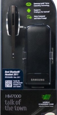 Samsung HM7000 Wireless Handsfree Bluetooth Headest with isolating dual-mic noise canceling technology, supports Music streaming and Mobile Charging (Black) Samsung HM7000 Wireless Handsfree Bluetooth Headest with isolating dual-mic noise canceling technology, supports Music streaming and Mobile Charging (Black)
