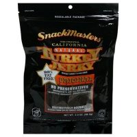 SnackMasters California Style Turkey Jerky, Original, 3.5-Ounce Packages (Pack of 8) SnackMasters California Style Turkey Jerky, Original, 3.5-Ounce Packages (Pack of 8)