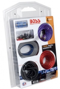 Boss KIT-10 Complete 4 Gauge Amplifier Installation Kit Boss KIT-10 Complete 4 Gauge Amplifier Installation Kit