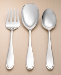 From the Harmony collection of 18/8 stainless steel serving pieces. Give one piece or the entire collection to your favorite hostess, or to the bride. Choose from: serving spoon, serving fork, casserole spoon, ladle or salad tongs. Shown on right. From the Harmony collection of 18/8 stainless steel serving pieces. Give one piece or the entire collection to your favorite hostess, or to the bride. Choose from: serving spoon, serving fork, casserole spoon, ladle or salad tongs. Shown on right.