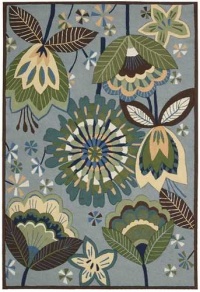 Fantasy FA12 Aqua Area Rug 2'3x8' Runner Fantasy FA12 Aqua Area Rug 2'3x8' Runner