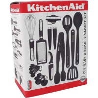 KitchenAid Cook's Series 17-Piece Starter Tool and Gadget Set, Black KitchenAid Cook's Series 17-Piece Starter Tool and Gadget Set, Black