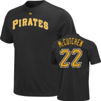 MLB Pittsburgh Pirates Andrew McCutchen Name & Number T-Shirt, Black MLB Pittsburgh Pirates Andrew McCutchen Name & Number T-Shirt, Black