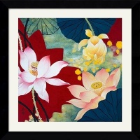 Lotus Dream II by Hong Mi Lim Framed Fine Art Print - 26.62 x 26.62 Lotus Dream II by Hong Mi Lim Framed Fine Art Print - 26.62 x 26.62