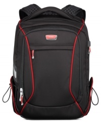 Win the race. A dream partnership between Tumi & Ducati produces this innovative, race-inspired backpack. Compact and fully functional, this pack takes the steering wheel of everyday organization, holding & protecting your laptop, organizing your electronics & accessories and offering complete and utter comfort in the process. Lifetime warranty. Win the race. A dream partnership between Tumi & Ducati produces this innovative, race-inspired backpack. Compact and fully functional, this pack takes the steering wheel of everyday organization, holding & protecting your laptop, organizing your electronics & accessories and offering complete and utter comfort in the process. Lifetime warranty.