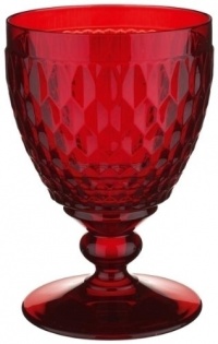 Villeroy & Boch Boston Red Crystal Goblet Villeroy & Boch Boston Red Crystal Goblet