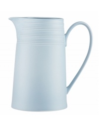 Elegance comes easy with the Fair Harbor large pitcher, perfect for sangria or lemonade. Durable stoneware in a cool sky hue is half glazed, half matte and totally timeless. Elegance comes easy with the Fair Harbor large pitcher, perfect for sangria or lemonade. Durable stoneware in a cool sky hue is half glazed, half matte and totally timeless.