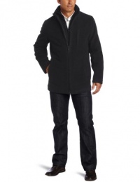 Calvin Klein Men's Wool Car Coat With Bib Calvin Klein Men's Wool Car Coat With Bib