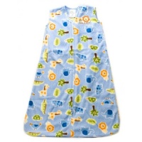 HALO SleepSack Micro Fleece Wearable Blankets, Blue Safari Print, Medium HALO SleepSack Micro Fleece Wearable Blankets, Blue Safari Print, Medium