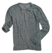Calvin Klein Jeans Men's Long Sleeve Crewneck Flicker Jersey, Chalky Blue, X-Large Calvin Klein Jeans Men's Long Sleeve Crewneck Flicker Jersey, Chalky Blue, X-Large
