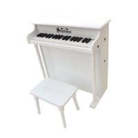 Schoenhut 6637W - 37 Key Trad/Deluxe Spinet with Bench (White) Schoenhut 6637W - 37 Key Trad/Deluxe Spinet with Bench (White)