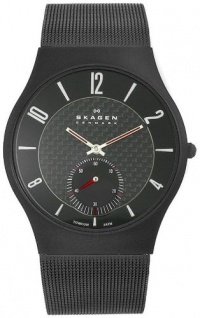 Skagen Men's 805XLTBB Sports Black Titanium Case on Mesh Watch Skagen Men's 805XLTBB Sports Black Titanium Case on Mesh Watch