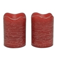 Inglow CG10288CU45 2.5-Inch Tall Flameless Rustic Votives Pomegranate Scented Candle, Currant, 2-Pack Inglow CG10288CU45 2.5-Inch Tall Flameless Rustic Votives Pomegranate Scented Candle, Currant, 2-Pack