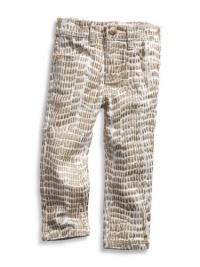 GUESS Kids Girls Baby Girl Printed Jeans (12-24m), GOLD (24M) GUESS Kids Girls Baby Girl Printed Jeans (12-24m), GOLD (24M)