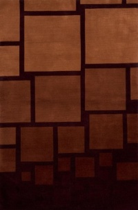 Area Rug 2x3 Rectangle Contemporary Spice Color - Momeni New Wave Rug from RugPal Area Rug 2x3 Rectangle Contemporary Spice Color - Momeni New Wave Rug from RugPal