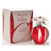 Delices de Cartier for Women 1.6 oz Eau de Toilette Spray Delices de Cartier for Women 1.6 oz Eau de Toilette Spray